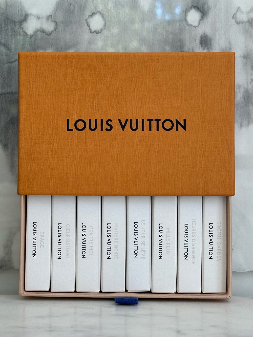 ✨ Louis Vuitton Fragrance Sample Set in Signature Orange Gift Box
